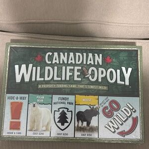 Canadian wildlifeopoly board game